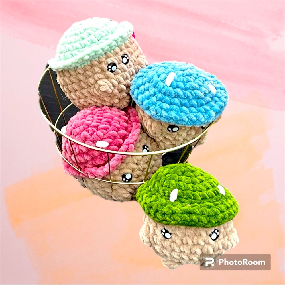 Crochet Baby mushroom boy plushies !